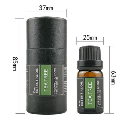 Set de 6 Aceites Esenciales de Aromaterapia – 100% Naturales (10 ml)